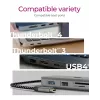 ICY BOX IB-DK4012-CPD Wired USB 3.2 Gen 1 (3.1 Gen 1) Type-C Anthracite, Black