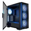 PC case MODECOM Horizon ARGB FLOW MIDI Black — E-ATX support, tempered glass, ARGB, USB-C, max GPU 400 mm