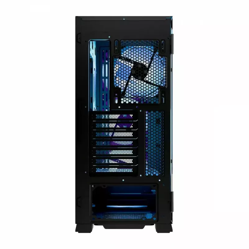 PC case MODECOM Horizon ARGB FLOW MIDI Black — E-ATX support, tempered glass, ARGB, USB-C, max GPU 400 mm