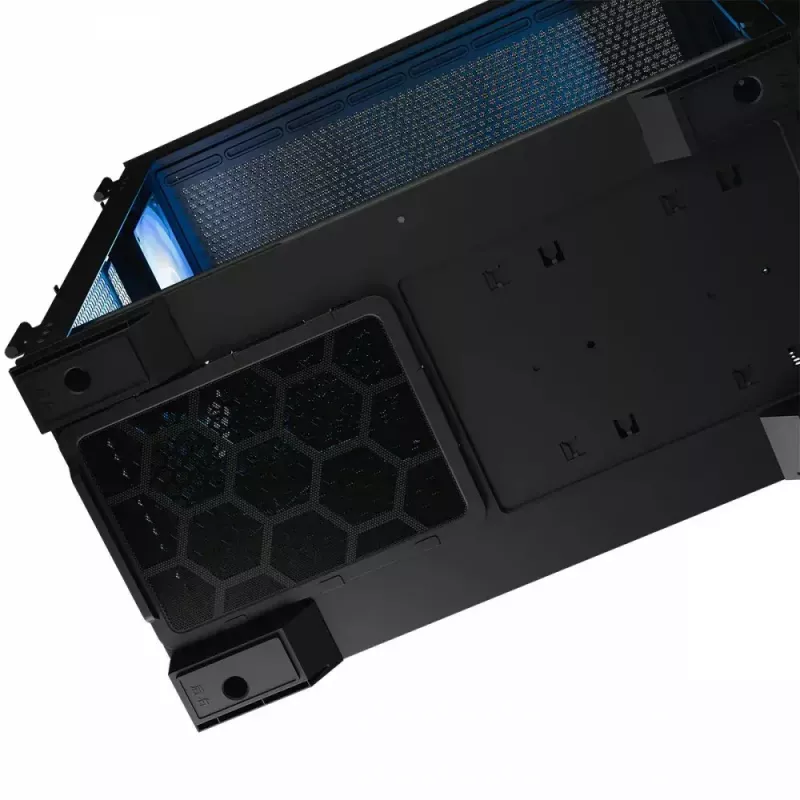 PC case MODECOM Horizon ARGB FLOW MIDI Black — E-ATX support, tempered glass, ARGB, USB-C, max GPU 400 mm