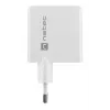 NATEC AC wired mobile device charger NUC-2142, USB-C PD 3.0 + USB-A, 5–20V up to 3A, 45 W, white