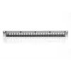 DIGITUS Modular Patch Panel, shielded 24-port, Blank, 1U, Rack Mount, color black transparent label fields