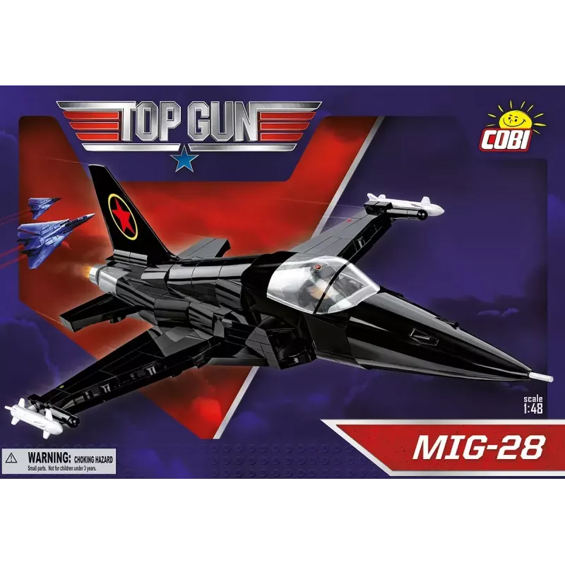 Building set Cobi Top Gun MiG-28 5859 1:48 scale model kit, collectible brick set