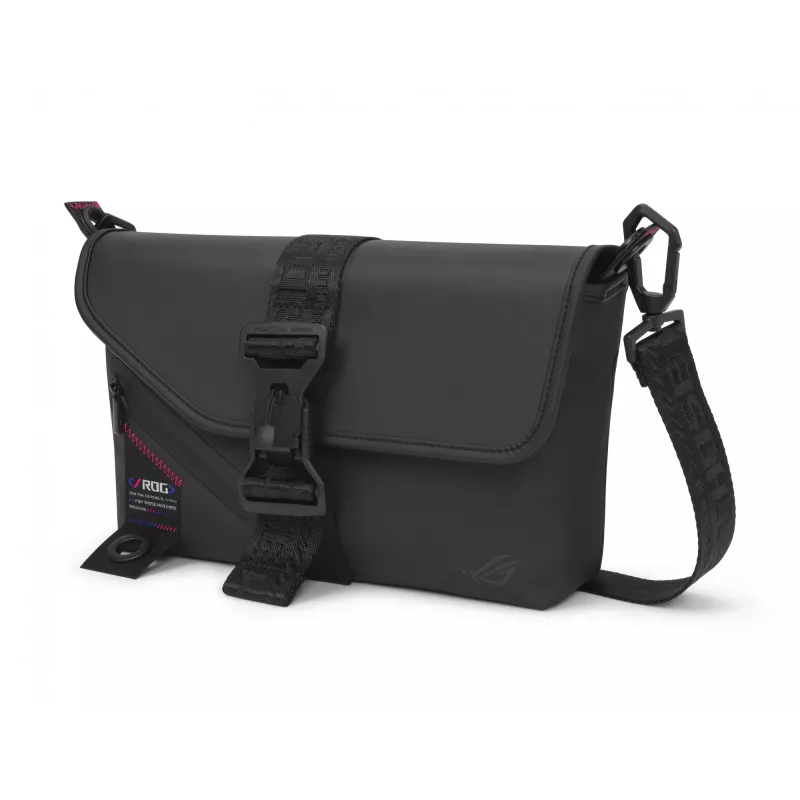 ASUS ROG SLASH Sling Bag 2.0 Polyester, Polyurethane (PU), Thermoplastic polyurethane (TPU) Black, Blue, Pink Unisex Shoulder bag