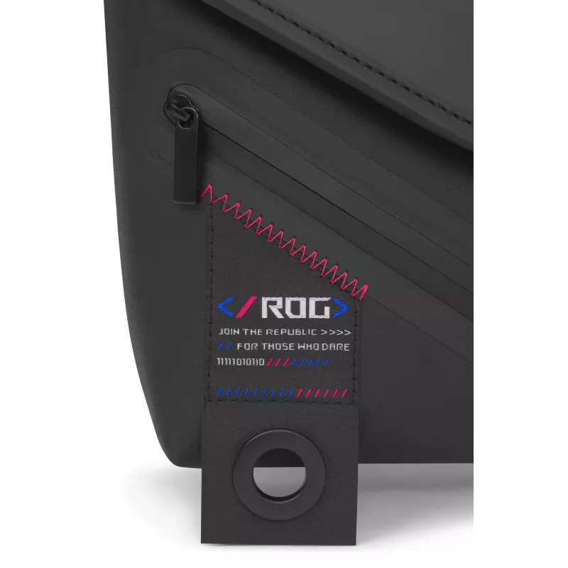 ASUS ROG SLASH Sling Bag 2.0 Polyester, Polyurethane (PU), Thermoplastic polyurethane (TPU) Black, Blue, Pink Unisex Shoulder bag