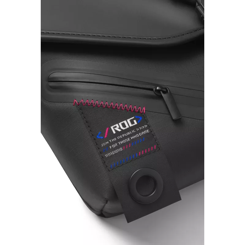 ASUS ROG SLASH Sling Bag 2.0 Polyester, Polyurethane (PU), Thermoplastic polyurethane (TPU) Black, Blue, Pink Unisex Shoulder bag