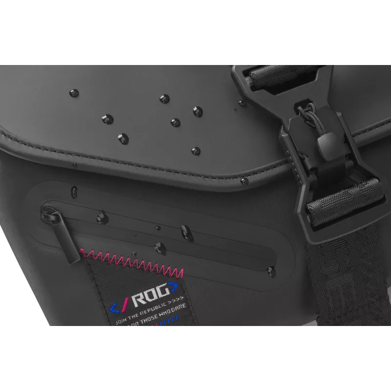 ASUS ROG SLASH Sling Bag 2.0 Polyester, Polyurethane (PU), Thermoplastic polyurethane (TPU) Black, Blue, Pink Unisex Shoulder bag