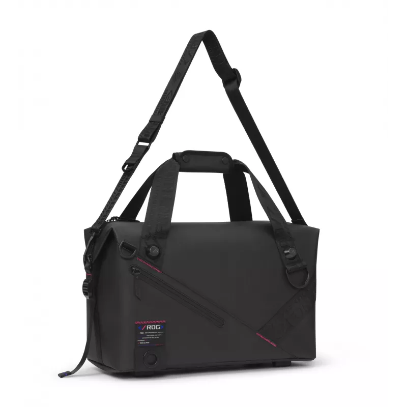 ASUS ROG SLASH Duffle Bag Polyester, Polyurethane (PU), Thermoplastic polyurethane (TPU) Black Man Handbag