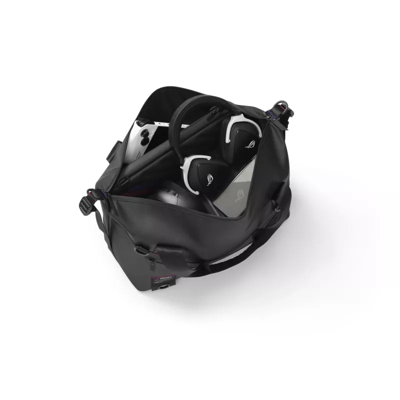 ASUS ROG SLASH Duffle Bag Polyester, Polyurethane (PU), Thermoplastic polyurethane (TPU) Black Man Handbag