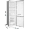 Gorenje HZS28862 RK4182PS4 RL_PRIL, 269 L, N-ST, 39 dB, 3.2 kg/24h, E, Grey