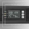 Rack UPS QOLTEC 52286 2 kVA (2000 W) Power Factor 1.0, rack-mountable