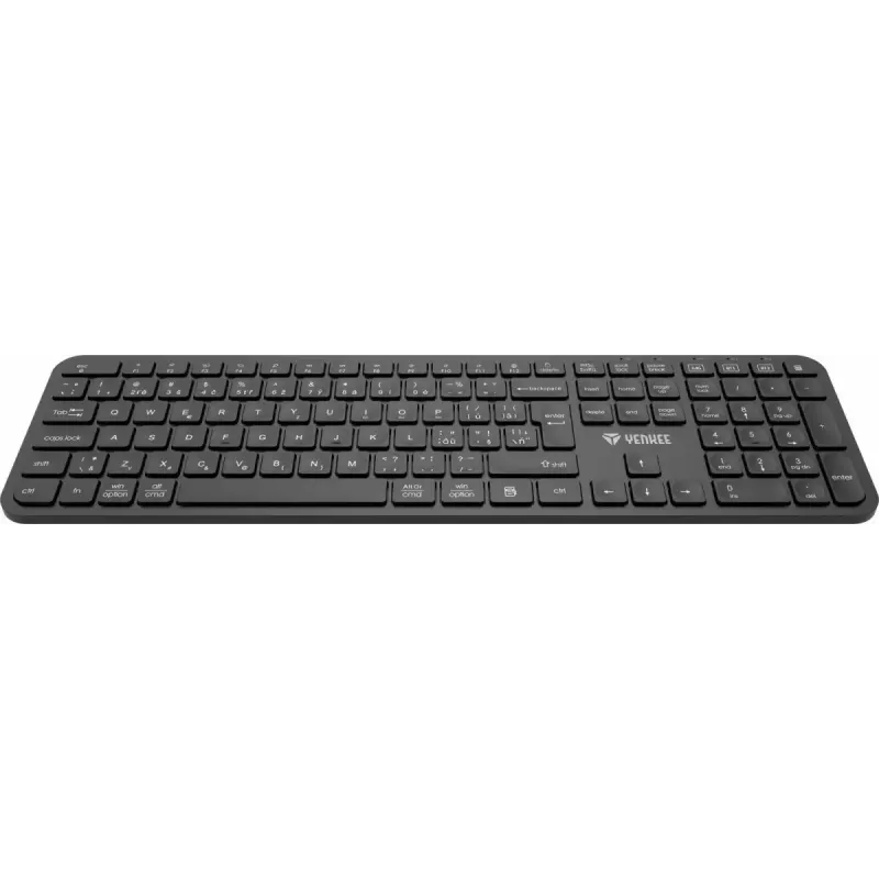 Wireless keyboard YENKEE YKB 2050 EGO 2.4G Bluetooth — compact layout, wireless dual-mode