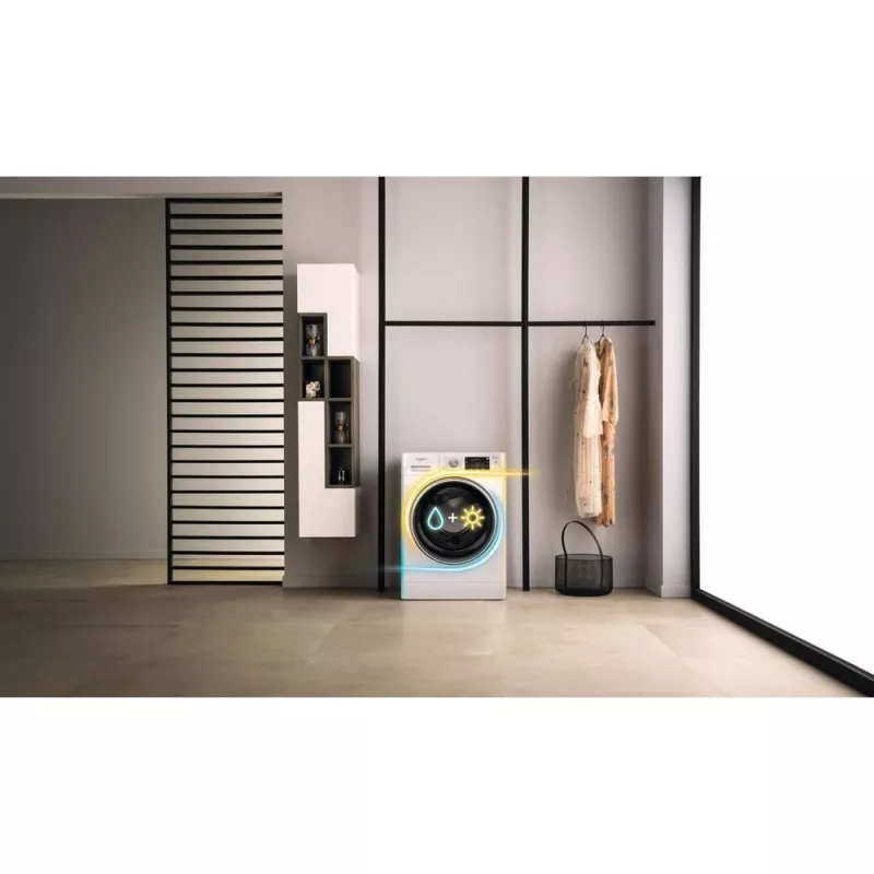 Whirlpool FFWDD 1076258 SV EE washer dryer Freestanding Front-load White