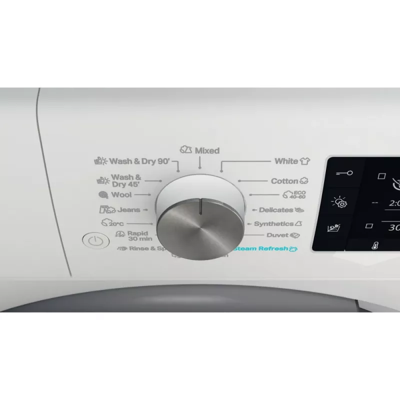 Whirlpool FFWDD 1076258 SV EE washer dryer Freestanding Front-load White