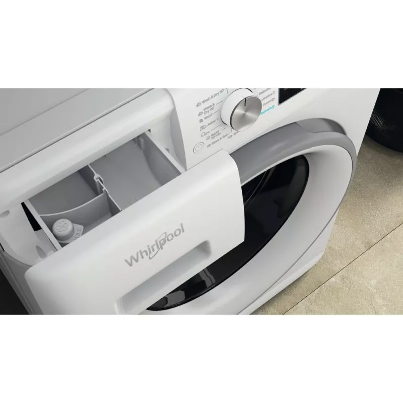 Whirlpool FFWDD 1076258 SV EE washer dryer Freestanding Front-load White