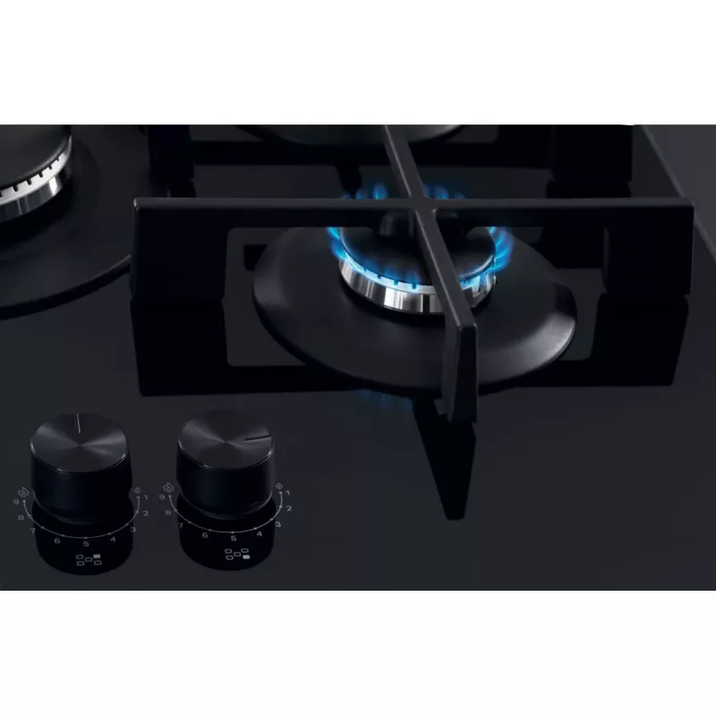 Whirlpool AKWL 728/NB Black Built-in 75 cm Gas 5 zone(s)