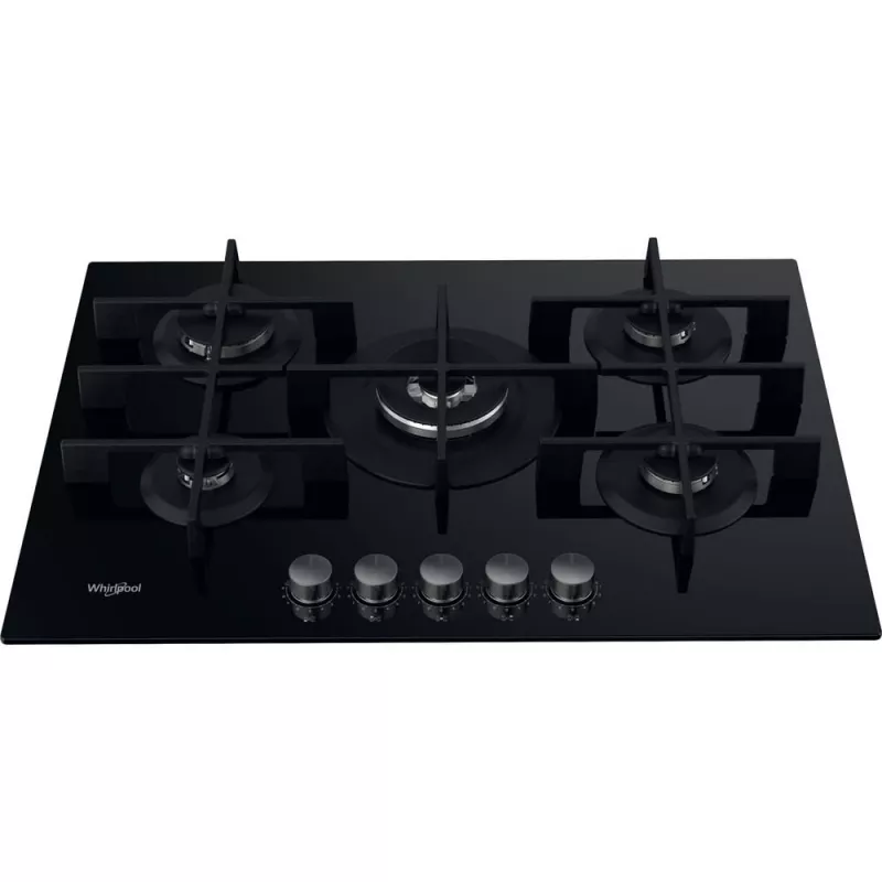 Whirlpool AKWL 728/NB Black Built-in 75 cm Gas 5 zone(s)