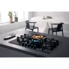 Whirlpool AKWL 728/NB Black Built-in 75 cm Gas 5 zone(s)