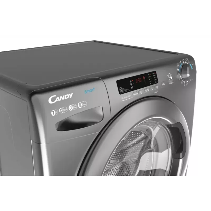 Front-load washing machine CANDY Smart Pro CS 1272DRRE/1-S, 7 kg, 1200 RPM, anthracite