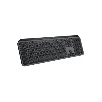 Wireless full-size keyboard Logitech Master MX Keys S — Bluetooth, QWERTY, scissor switches, LED backlight, Graphite