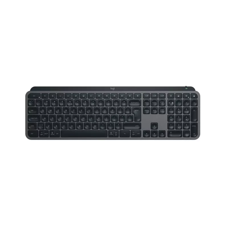 Wireless full-size keyboard Logitech Master MX Keys S — Bluetooth, QWERTY, scissor switches, LED backlight, Graphite