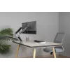 GEMBIRD Adjustable Desk Mounted Double Monitor Arm, Space Grey