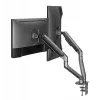 GEMBIRD Adjustable Desk Mounted Double Monitor Arm, Space Grey