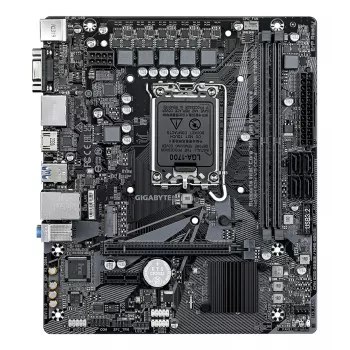 GIGABYTE H610M S2H V3 DDR4 Motherboard - Supports Intel Core 14th CPUs, 4+1+1 Hybrid Digital VRM, up to 3200MHz DDR4, 1xPCIe 3.0 M.2, GbE LAN , USB 3.2 Gen 1