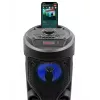 Portable stereo speaker SQUEAK SQ1004 Harmony BT 5.0, 40W RMS, Bluetooth 5.0, FM, LED, 8h battery, Black
