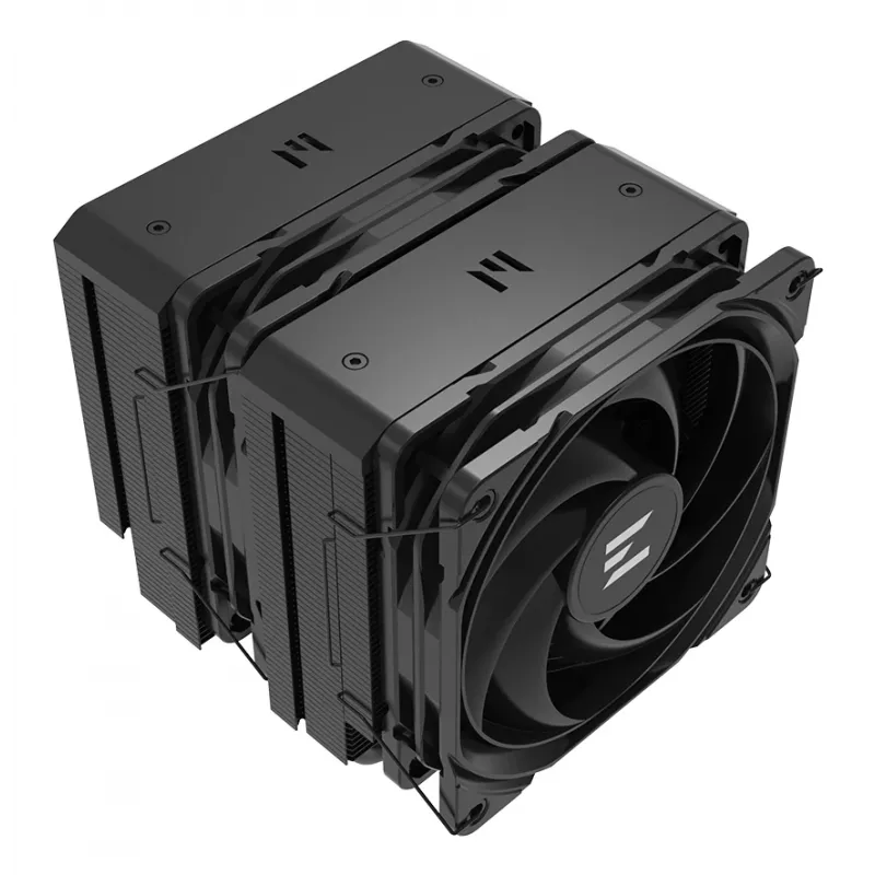 CPU cooler ZALMAN CNPS14X Duo Black, dual-fan 120 mm cooling solution