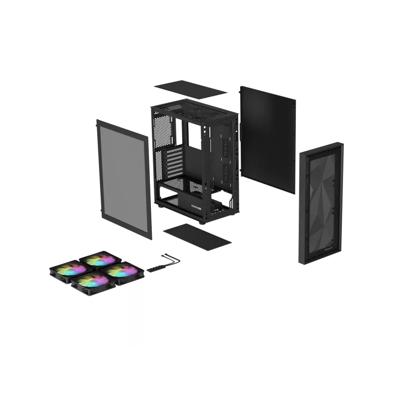 GENESIS Diaxid 605 ARGB Midi Tower Black