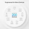 TP-Link AXE5400 Whole Home Mesh Wi-Fi 6E System(Tri-Band), White, Internal, Mesh system, 500 m², FCC: