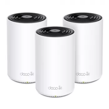 TP-Link AXE5400 Whole Home Mesh Wi-Fi 6E System(Tri-Band), White, Internal, Mesh system, 670 m², FCC: