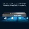 TP-Link Omada 16-Port 2.5G and 2-Port 10GE SFP+ L2+ Managed Switch with 8-Port PoE+