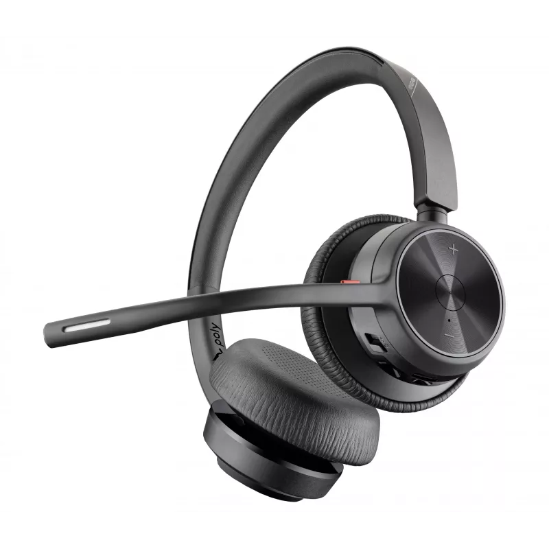 HP Poly Voyager 4320 USB-C Headset +BT700 dongle +Charging Stand