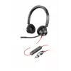 HP Poly Blackwire 3320 Stereo USB-C Headset +USB-C/A Adapter