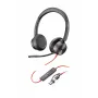 HP Poly Blackwire 8225 Stereo USB-C Headset +USB-C/A Adapter
