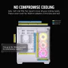 CORSAIR Pc Case - Icue Link 3500x RGB Mid-tower - White