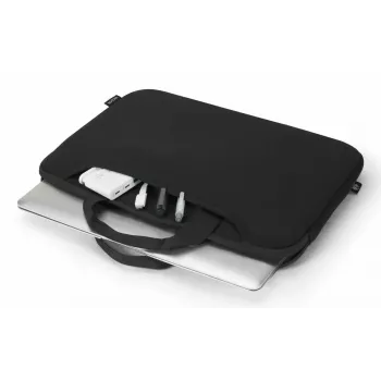 DICOTA Smart Sleeve One - 15-16in Notebook Sleeve - Black / Recycled Jersey Fabric