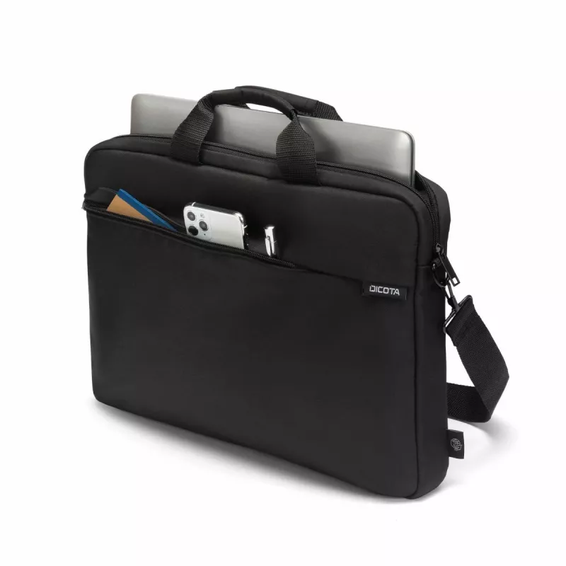 DICOTA Slim Case One - 14-16in Notebook Case - Black / 300d Recycled Pet Polyester