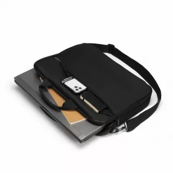 DICOTA Top Traveller One - 14-161in Notebook Bag - Black / 300d Recycled Pet Polyester