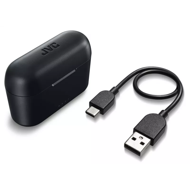 In-ear True Wireless Headset JVC Stix HAA-3TBU, Bluetooth 5.1, IPX4, 7.5 h (earbuds) / 22 h (with case), USB‑C