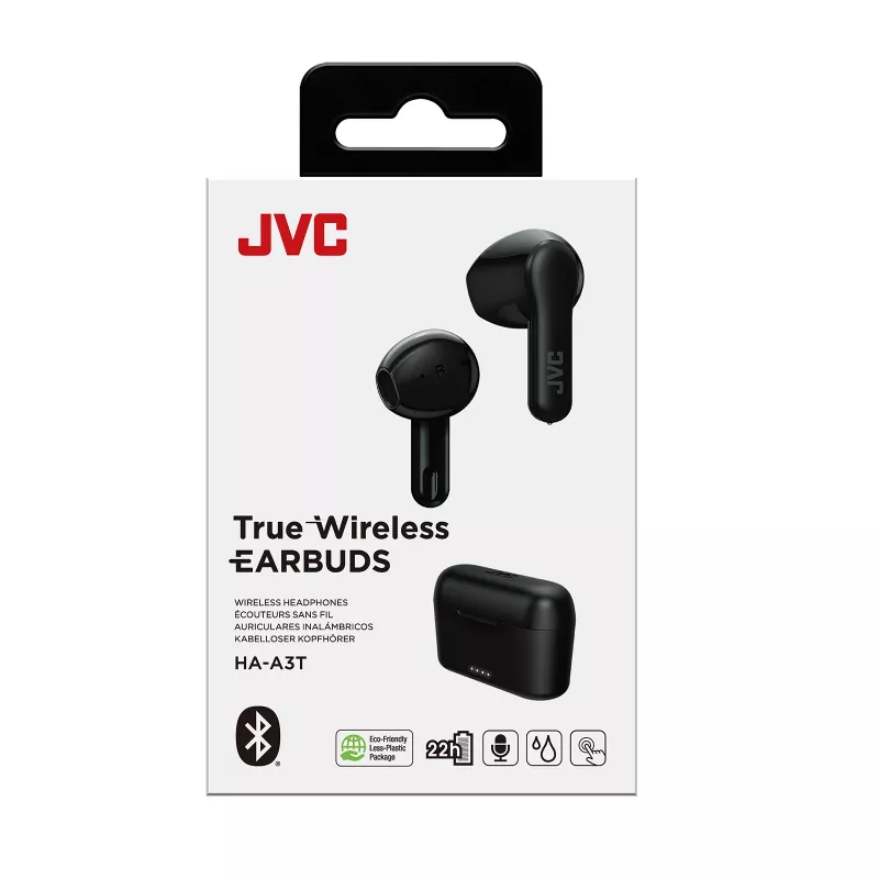 In-ear True Wireless Headset JVC Stix HAA-3TBU, Bluetooth 5.1, IPX4, 7.5 h (earbuds) / 22 h (with case), USB‑C