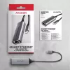 Axagon ADE-TXPD USB-C Gigabit Ethernet Adapter with PD 100W