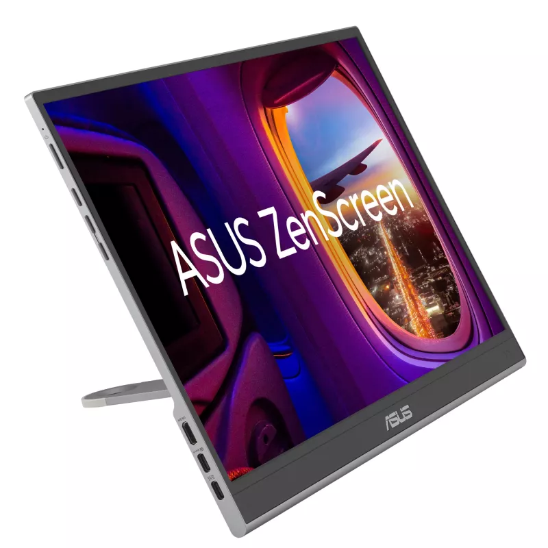 ASUS ZenScreen MQ16AHE computer monitor 39.6 cm (15.6 inch) 1920 x 1080 pixels Full HD OLED Silver