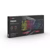 Gaming Keyboard Savio SAVGK-PHENIX YELLOW USB RF Wireless Bluetooth Mechanical 82 Keys RGB