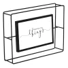 Hama Cleveland Single picture frame Black
