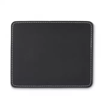 Mouse Pad Hama Leather Look Black 00126856
