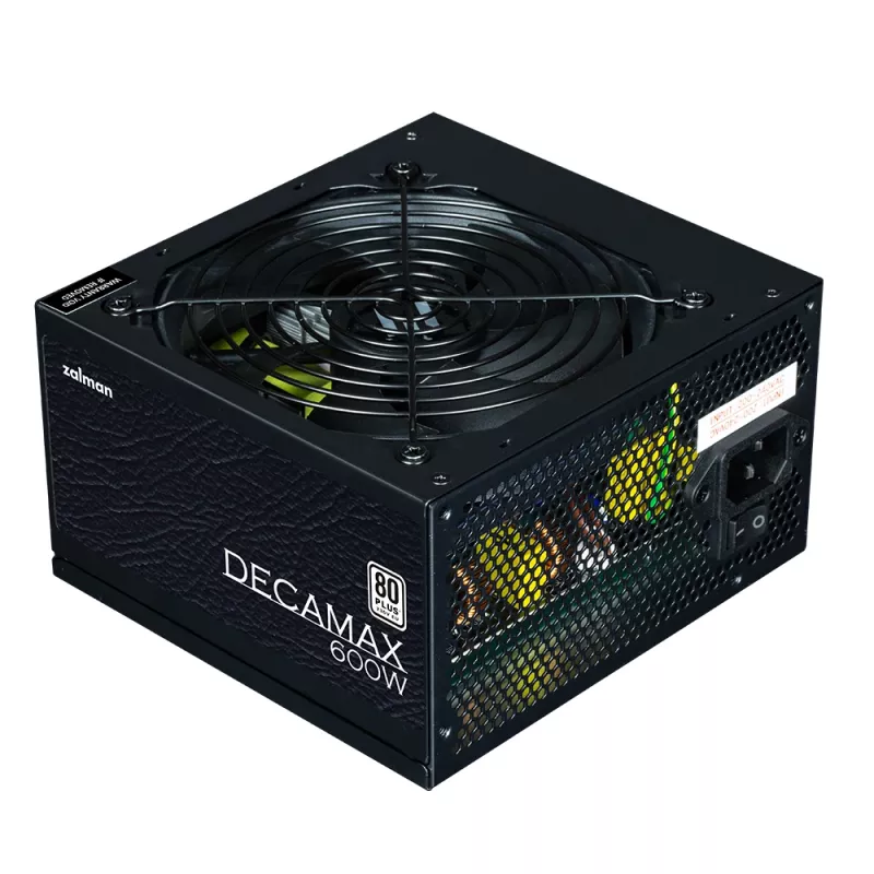 Zalman Decamax power supply unit 600 W ATX Black