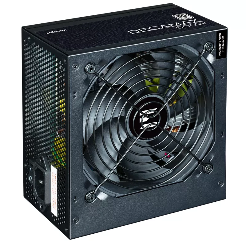 Zalman Decamax power supply unit 600 W ATX Black